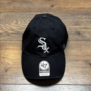 47 Black and White Logo Baseball Cap